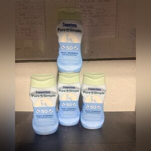 Pure & Simple Mineral Sunscreen SPF 50 4 pack exp 6/26
